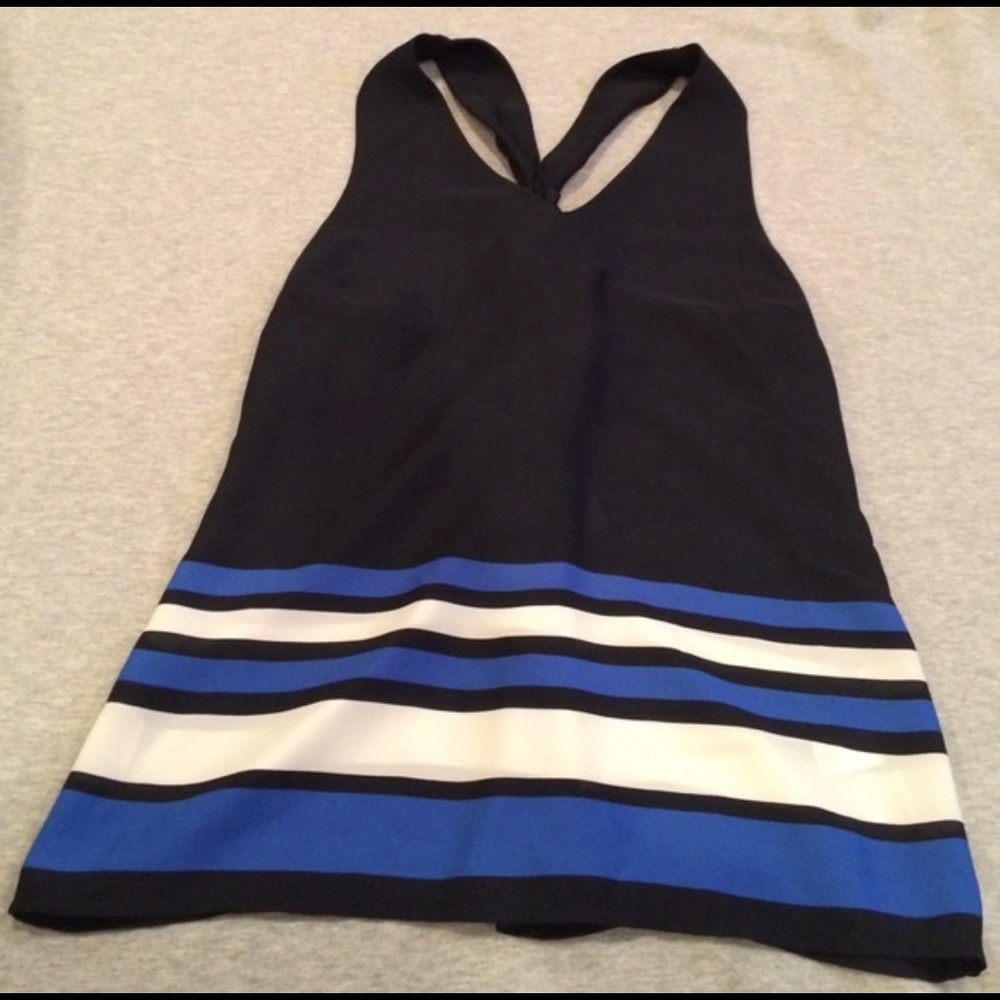 Banana Republic blue halter tank